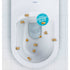 Duravit D-Code Elongated Toilet Bowl Only (0117010062)