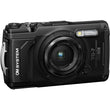 OM SYSTEM Tough TG-7 Digital Camera 12MP 4K Waterproof (Black)