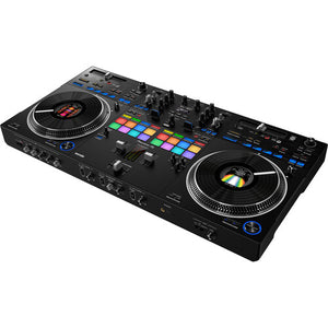 Pioneer DJ DDJ-REV7 2-Channel rekordbox & Serato DJ Pro Controller with Motorized Jog Wheels (Black)