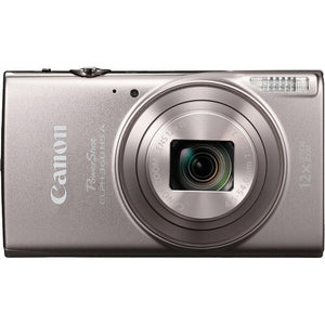 Canon PowerShot ELPH 360 HS A Camera with Basic Bundle (Silver)