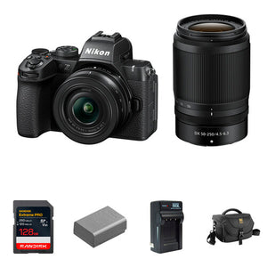 Nikon Z50 II Mirrorless Camera with 16-50mm & 50-250mm Lenses Essentials+ Kit