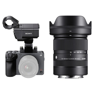 Sony FX30 Digital Cinema Camera Kit with XLR Handle and 18-50mm Lens (SOFX30XLR18K)